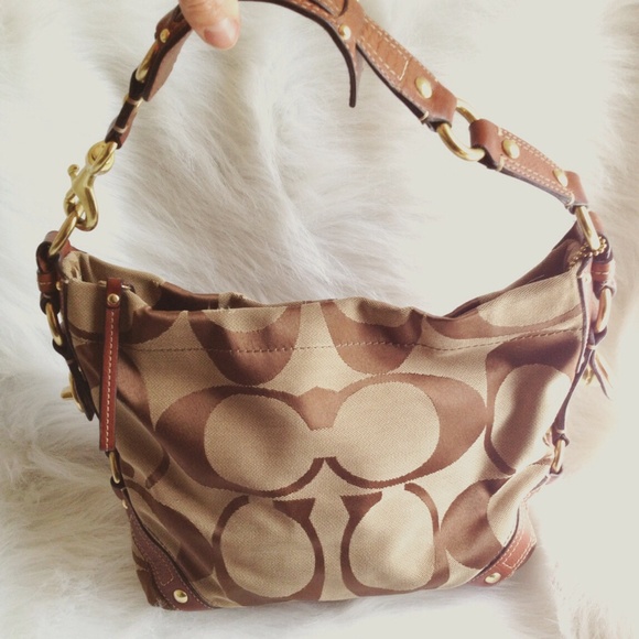 Coach Handbags - Coach Signature Handbag